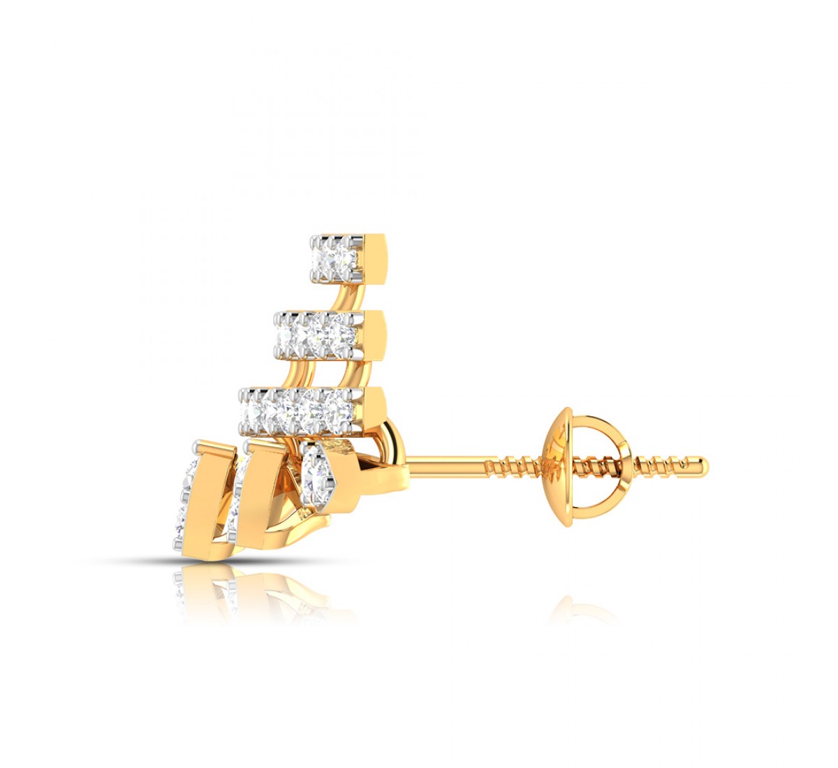 Beauty Swerve Diamond Earrings