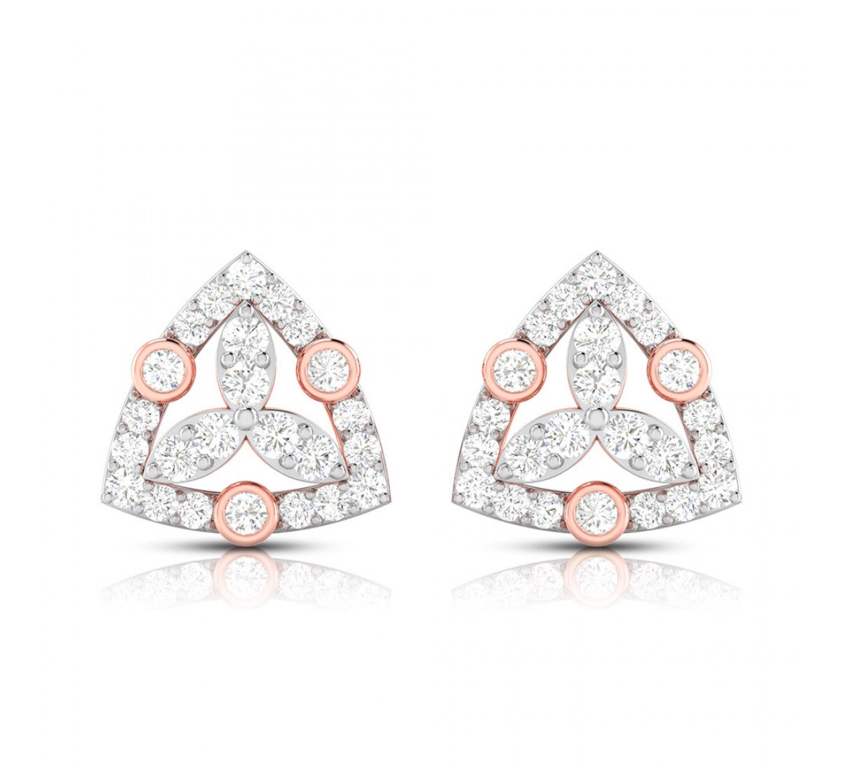 Swerve Twist Diamond Earrings