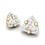 Swerve Twist Diamond Earrings