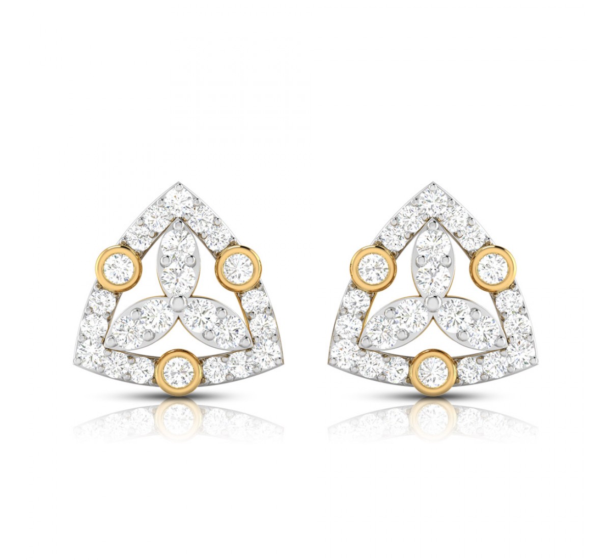 Swerve Twist Diamond Earrings