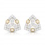 Swerve Twist Diamond Earrings