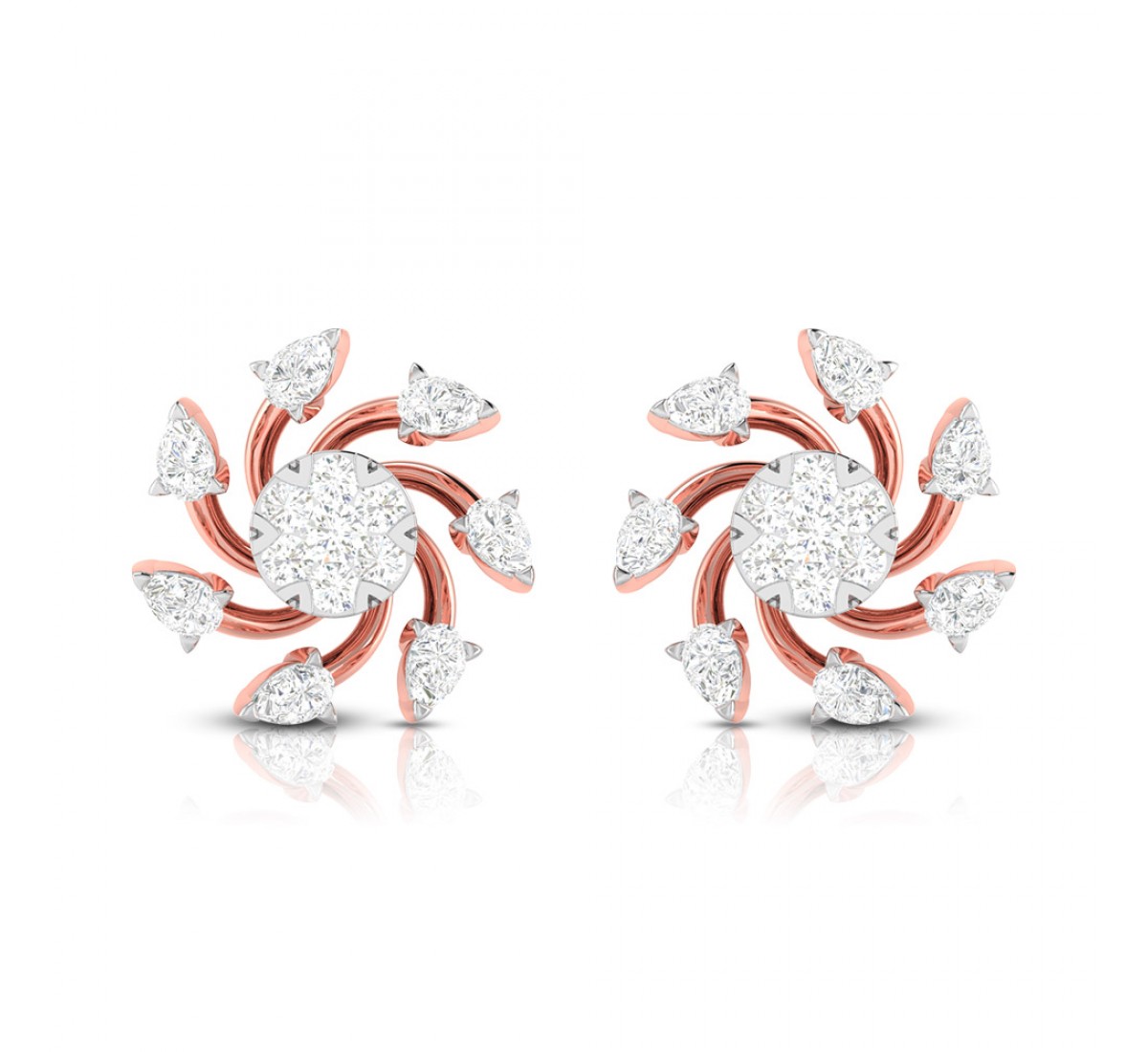 Minimalistic Diamond Earrings