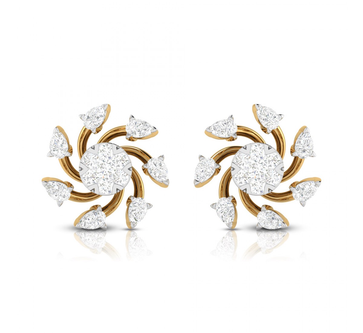 Minimalistic Diamond Earrings