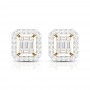 Logy In Rays Diamond Earrings