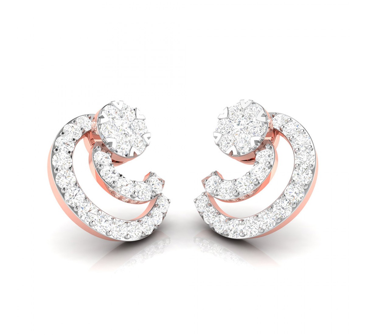 Dorian Stud Diamond Earrings