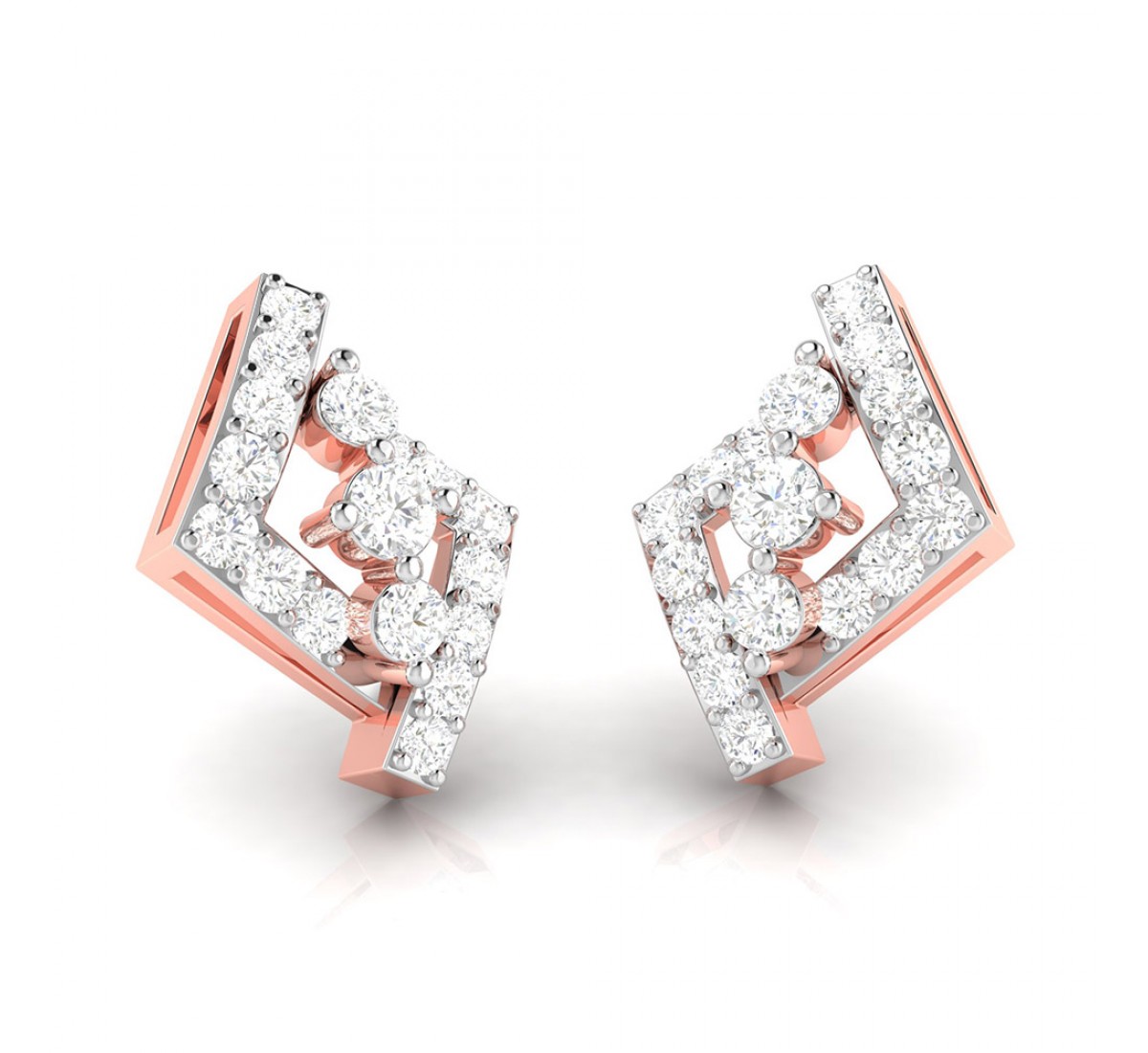 Ember Diamond Stud Earrings