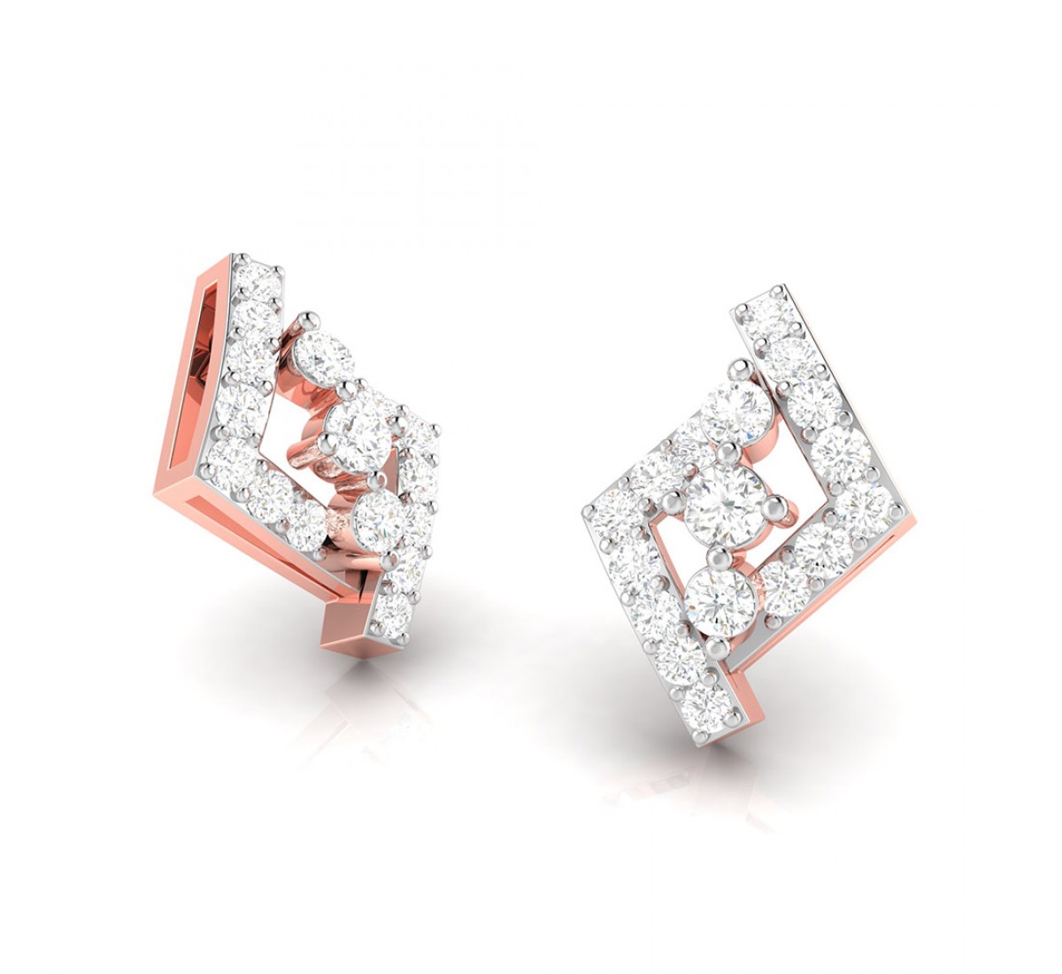 Ember Diamond Stud Earrings