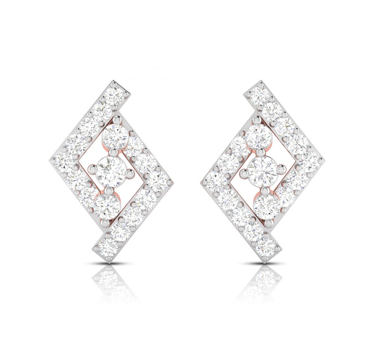 Ember Diamond Stud Earrings