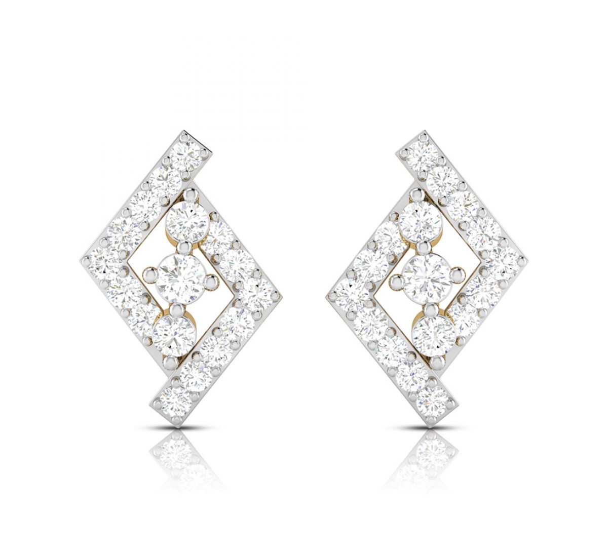 Ember Diamond Stud Earrings