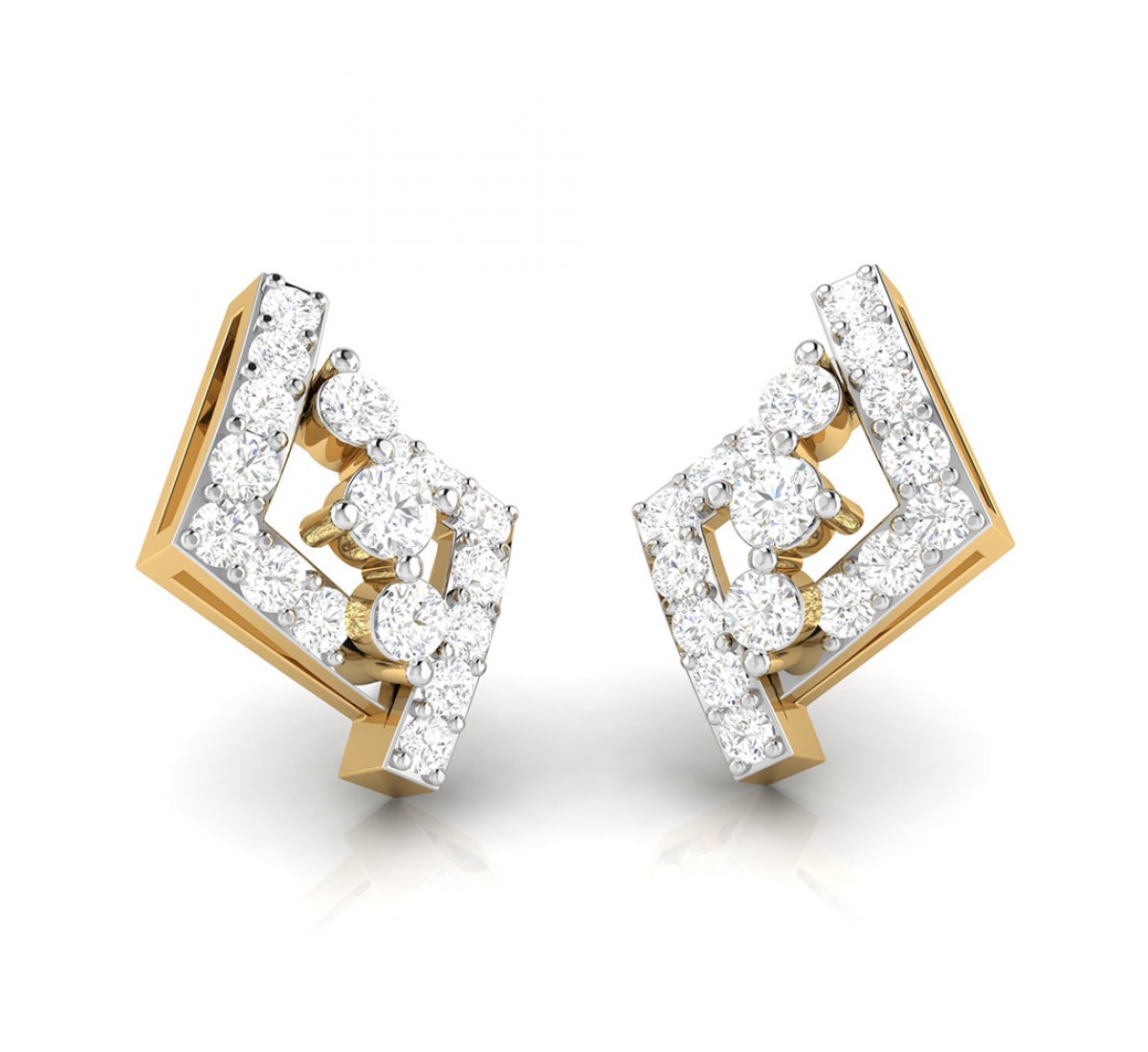 Ember Diamond Stud Earrings