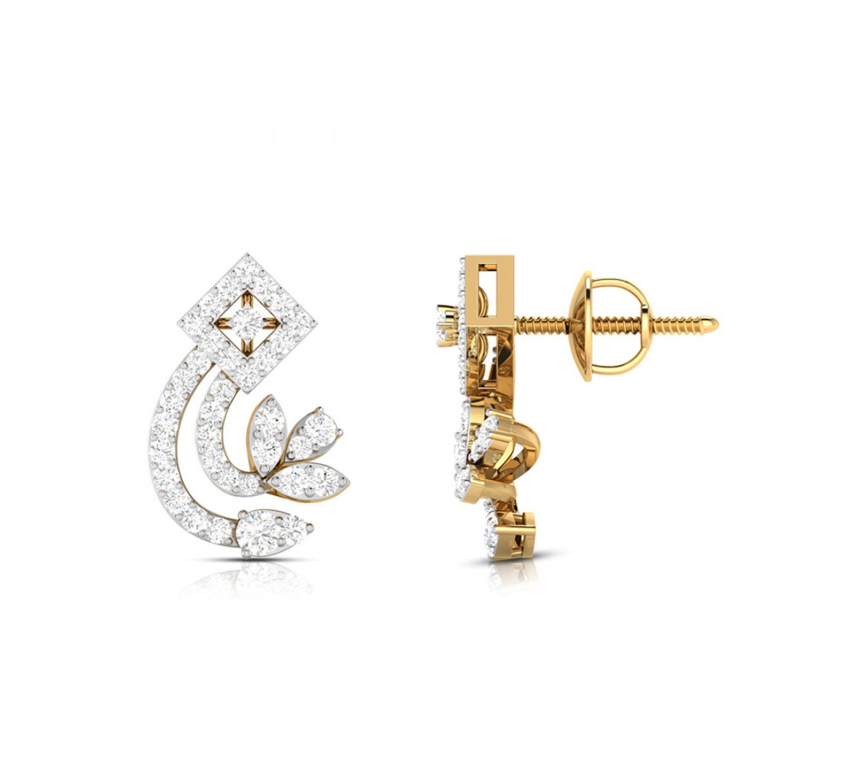 Wing Diamond Studs