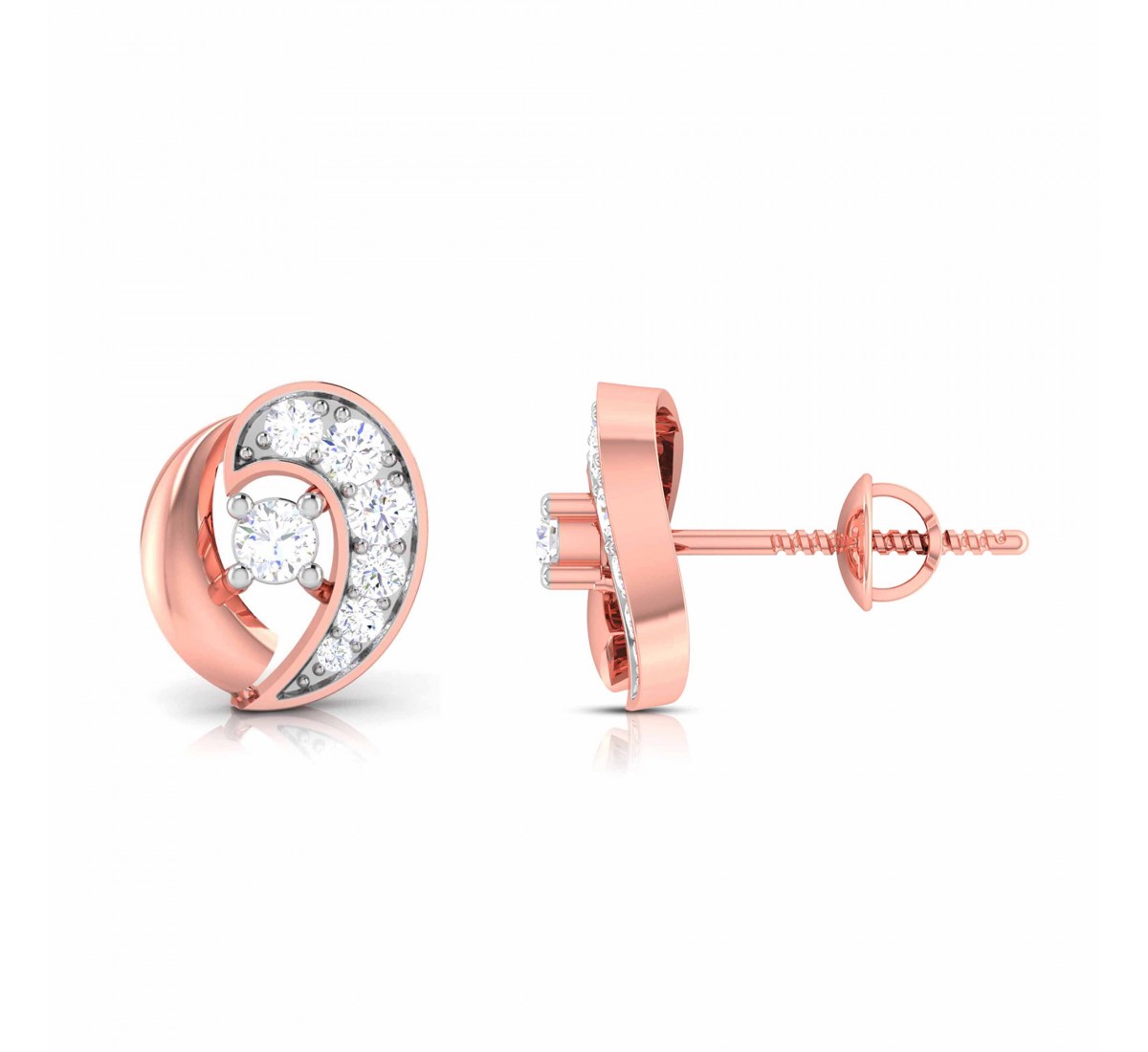 Miracle Plate Diamond Earrings