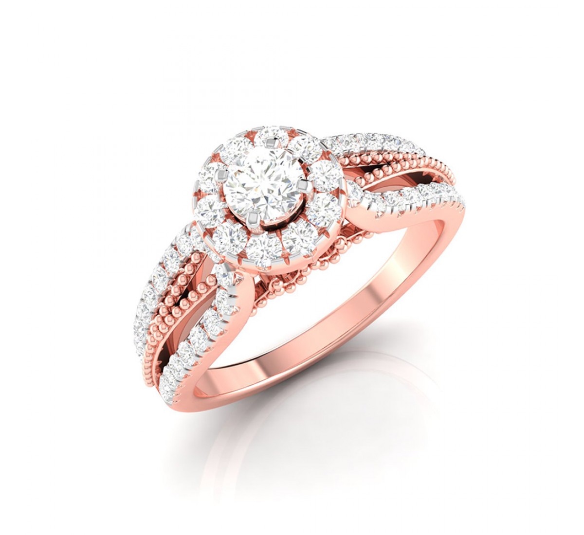 Aviva Swirling Diamond Ring