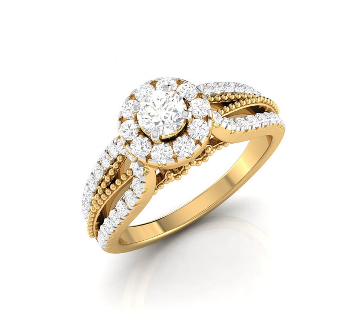 Aviva Swirling Diamond Ring