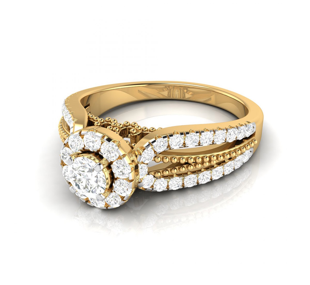 Aviva Swirling Diamond Ring