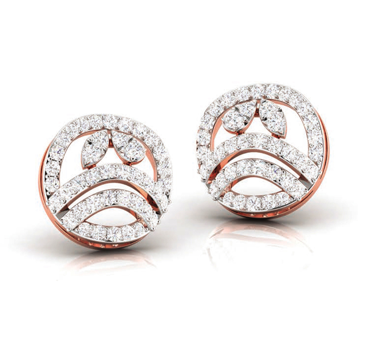 Eisha Twist Diamond Earrings