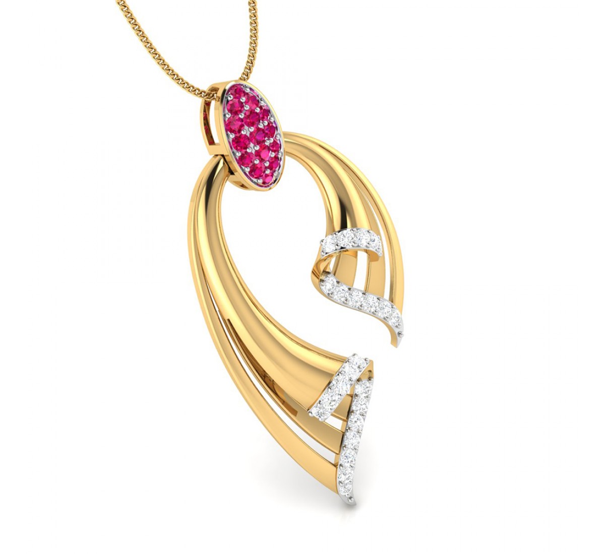 Prisma Sparkle Diamond Pendant