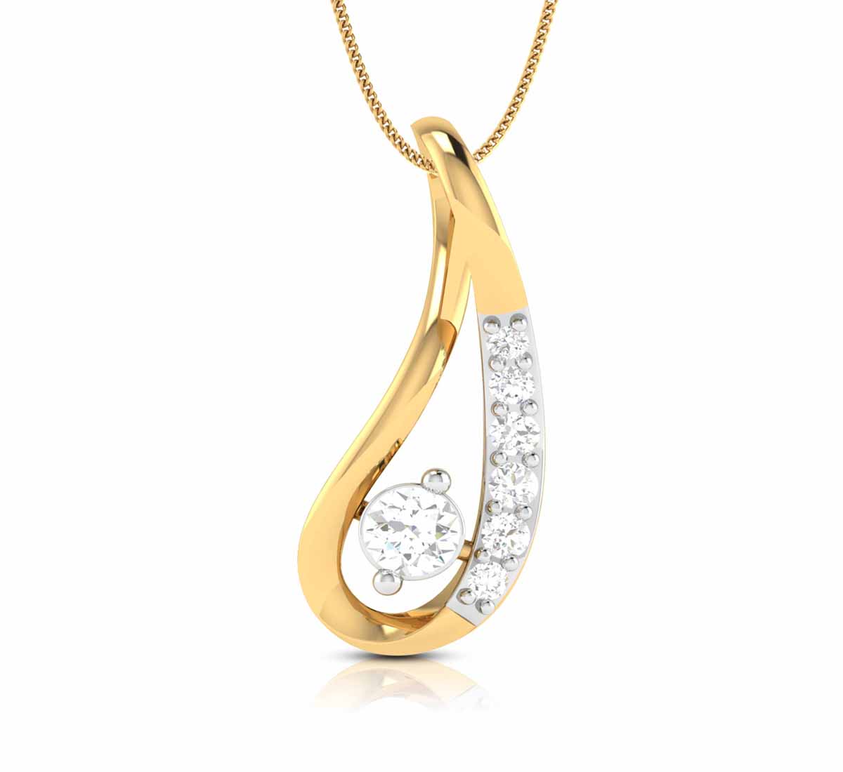 Abela Daffodil Diamond Pendant