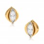 Halo Looped Diamond Earrings