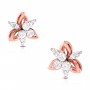 Holly Swerve Diamond Earrings