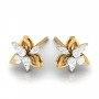 Holly Swerve Diamond Earrings