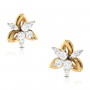 Holly Swerve Diamond Earrings