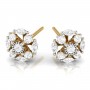 Noa Pixel Diamond Earrings