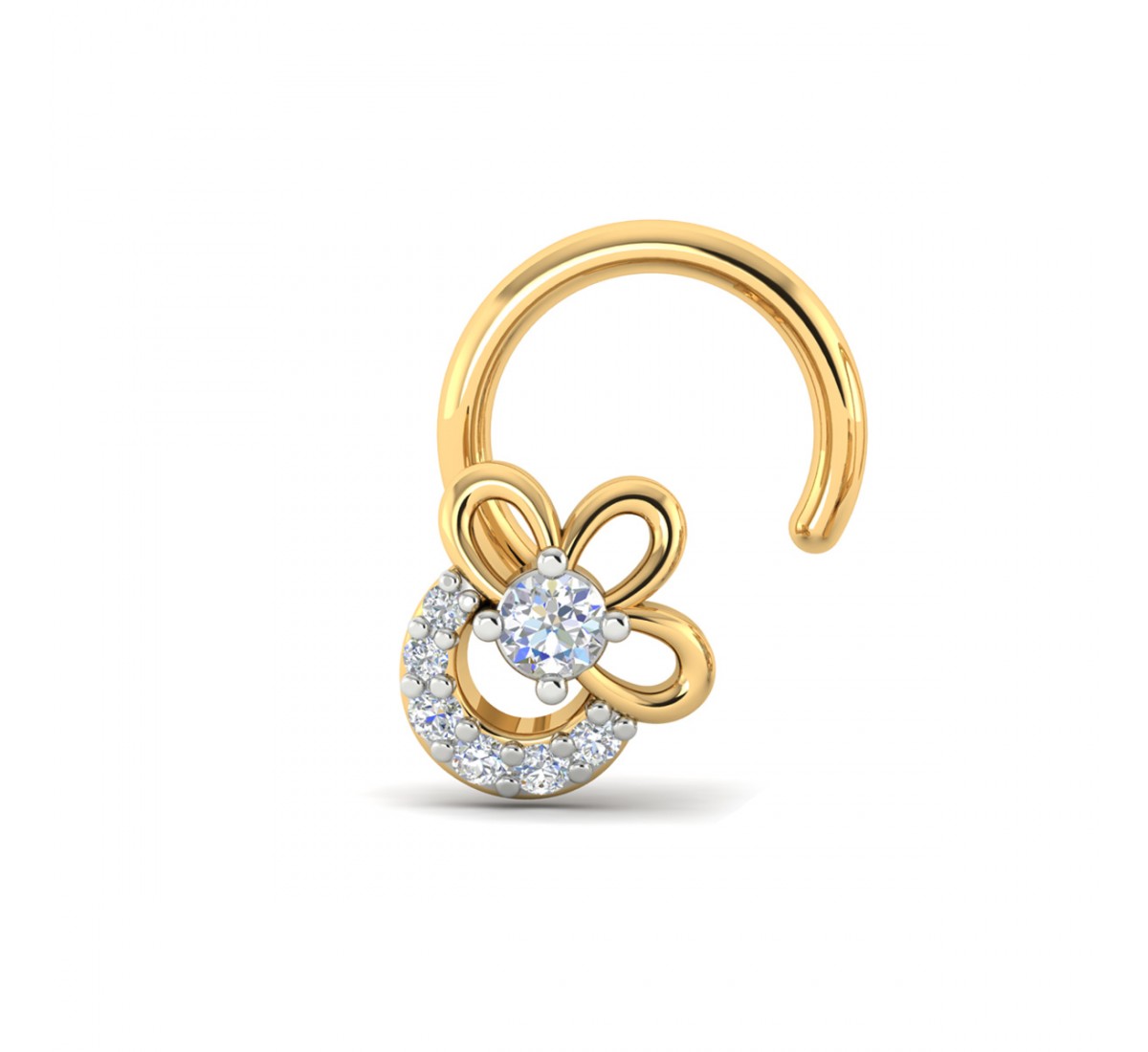 Bonjour Bijou Diamond Nose Pin