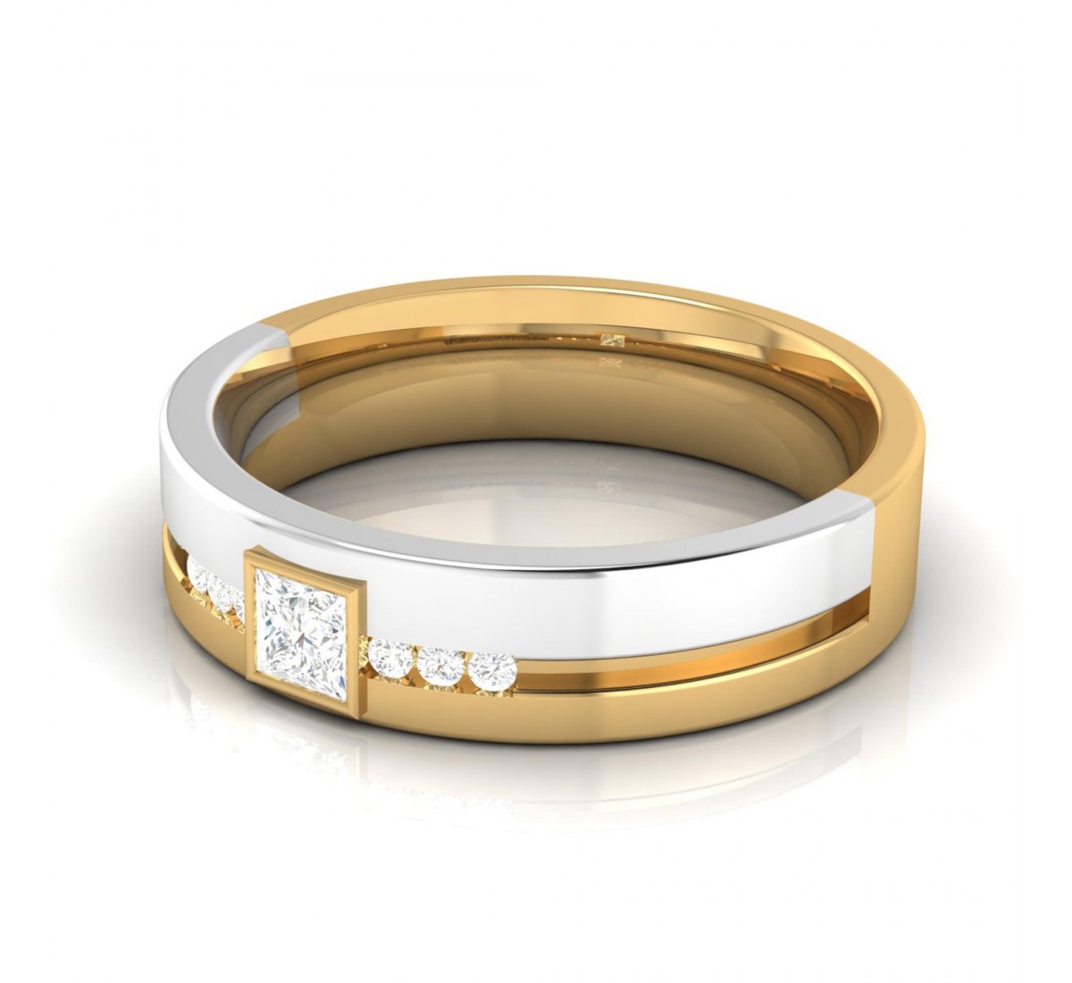 Lyla Contour Diamond Band